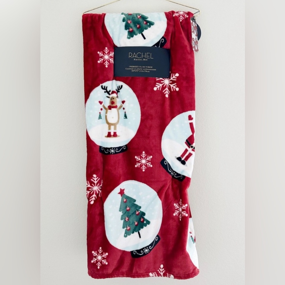 Rachel Rachel Roy Christmas Plush Throw